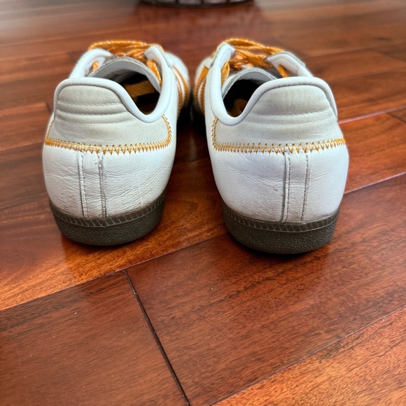 Adidas OG Samba White and Orange Sneakers - Picture 7 of 13